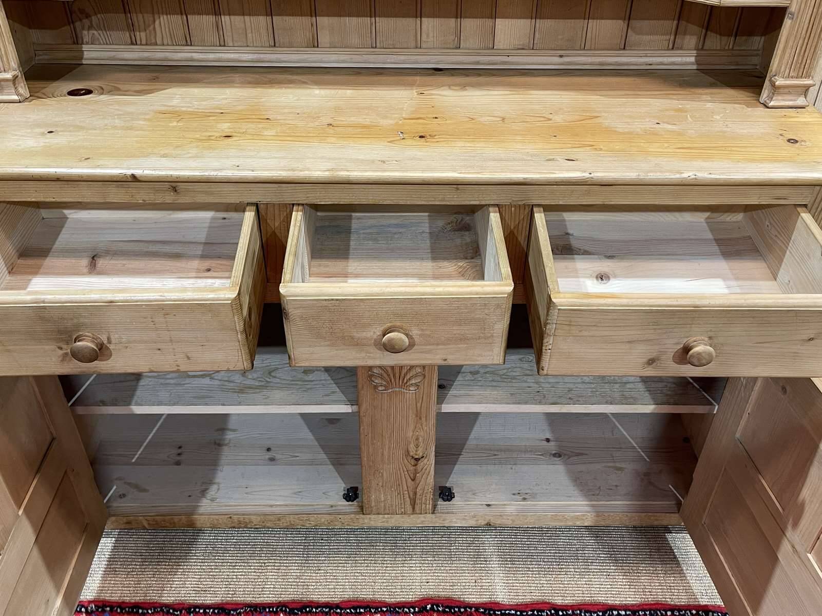 1950s English pine dresser