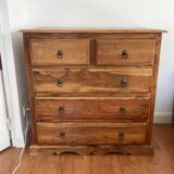 Indian "Jali" commode in solid rosewood (Sheesham)