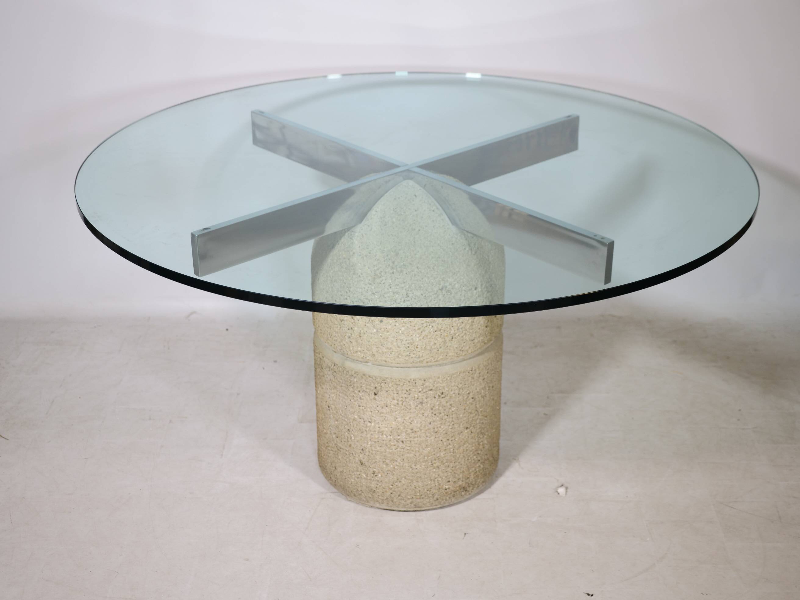 Paracarro Dining Table by Giovanni Offredi for Saporiti Italia, 1970s