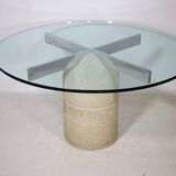 Paracarro Dining Table by Giovanni Offredi for Saporiti Italia, 1970s