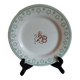 Assiette plate antique terre de fer Cauldon ware