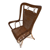 Wicker armchair