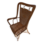 Wicker armchair