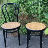 Chaises et tabourets  bistrot  cannage naturel zpm randomsko