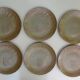Lot de 6 assiettes plates Poisson Grès CNP Village France
