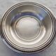 Antique round hollow metal silver plated dish st medard signed