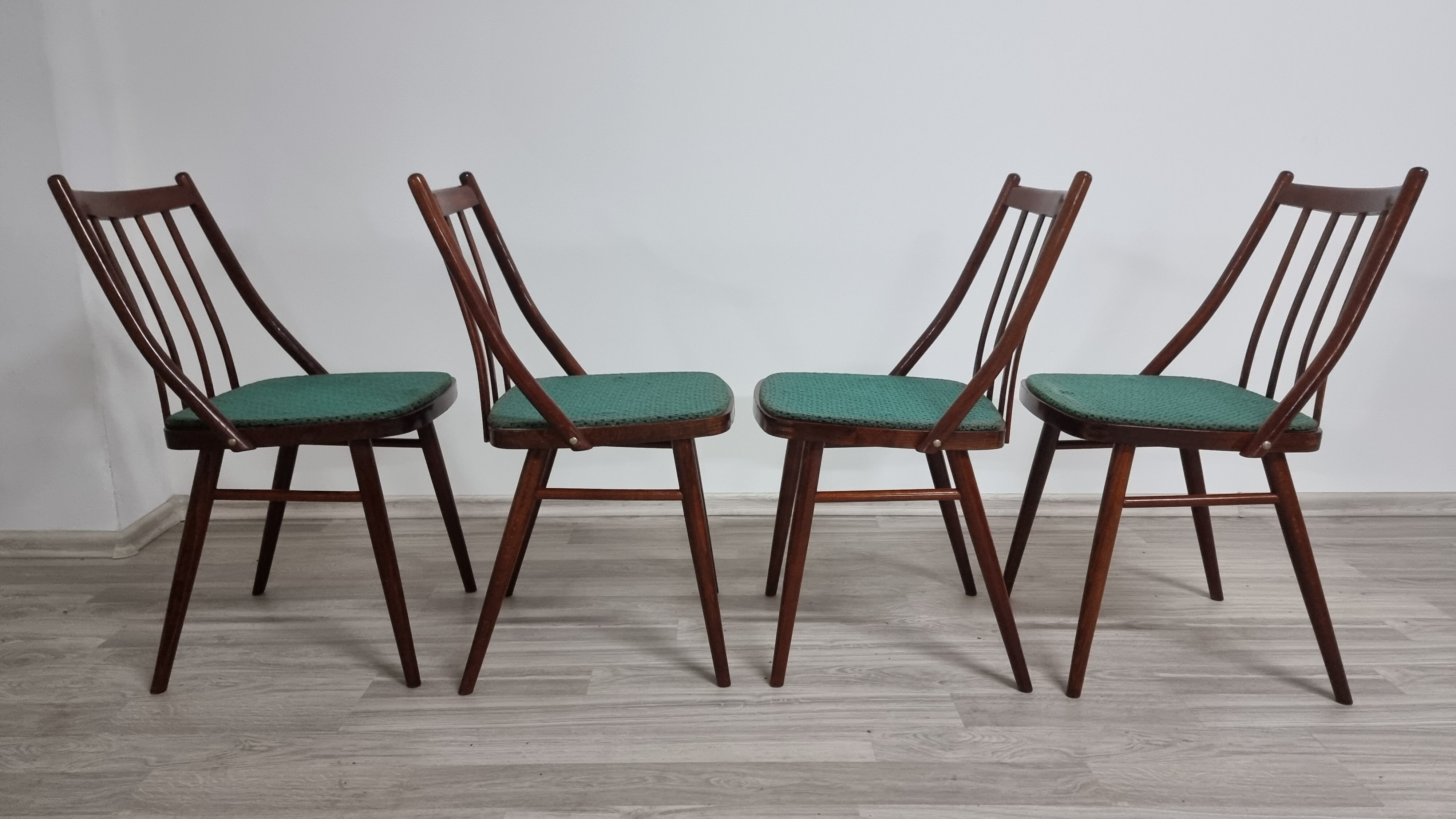 Chairs by Antonín Šuman for Ton, Set of 4