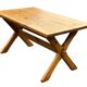 Vintage dining table pinewood 1960 minimalist dining table