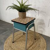 Vintage Formica chest stool