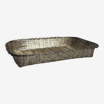 Silver metal basket