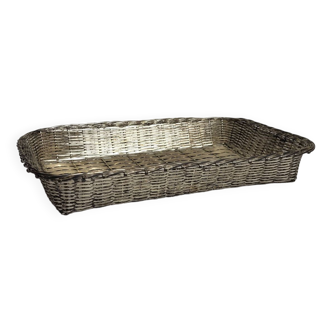 Silver metal basket