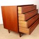 Commode Danoise en Teck, 4 tiroirs par Arne Vodder pour Sibast 1960.