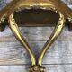 Vintage golden wall console