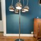 Lampadaire eyeball à 5 feux articulés