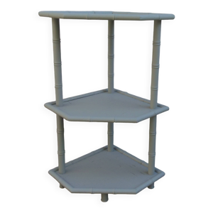 Etagère en bambou peinte