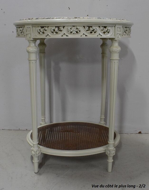 Guerin in Wood Réchampi and Cannage, Louis XVI style - 1920