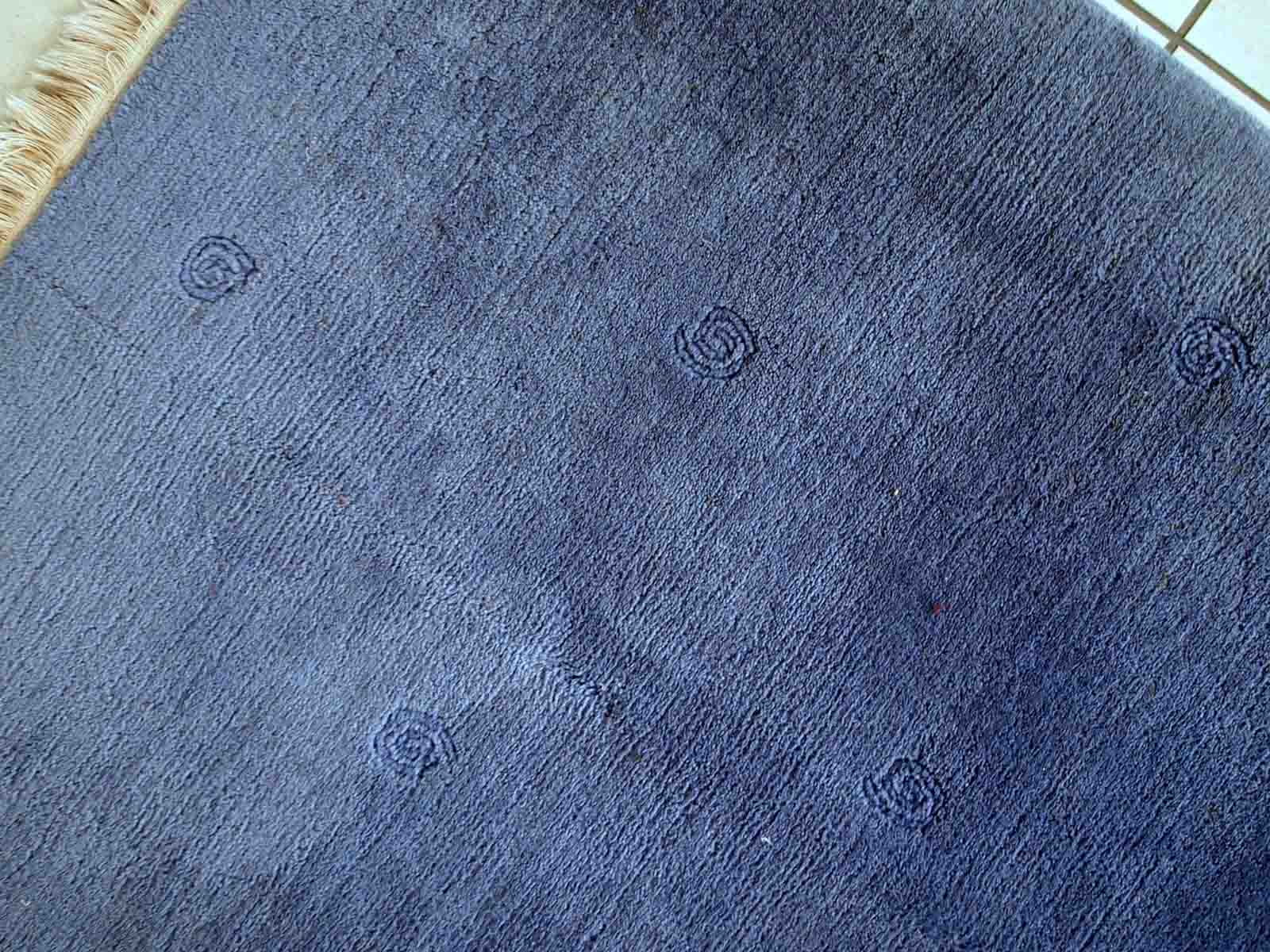 Vintage Tibetan Khaden handmade carpet 173cm x 235cm 1970s, 1C509