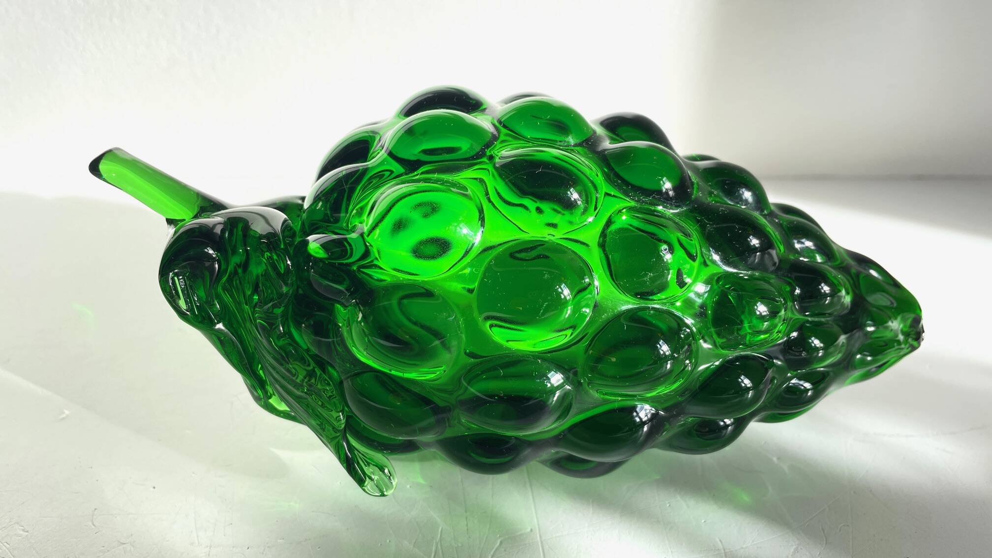 Grappe de RAISIN Verre Vert VINTAGE