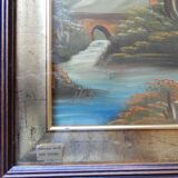 Hand painting on copper signed and numbered
