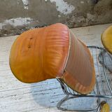 4 chairs Rinaldi "Sabrina" yellow leather