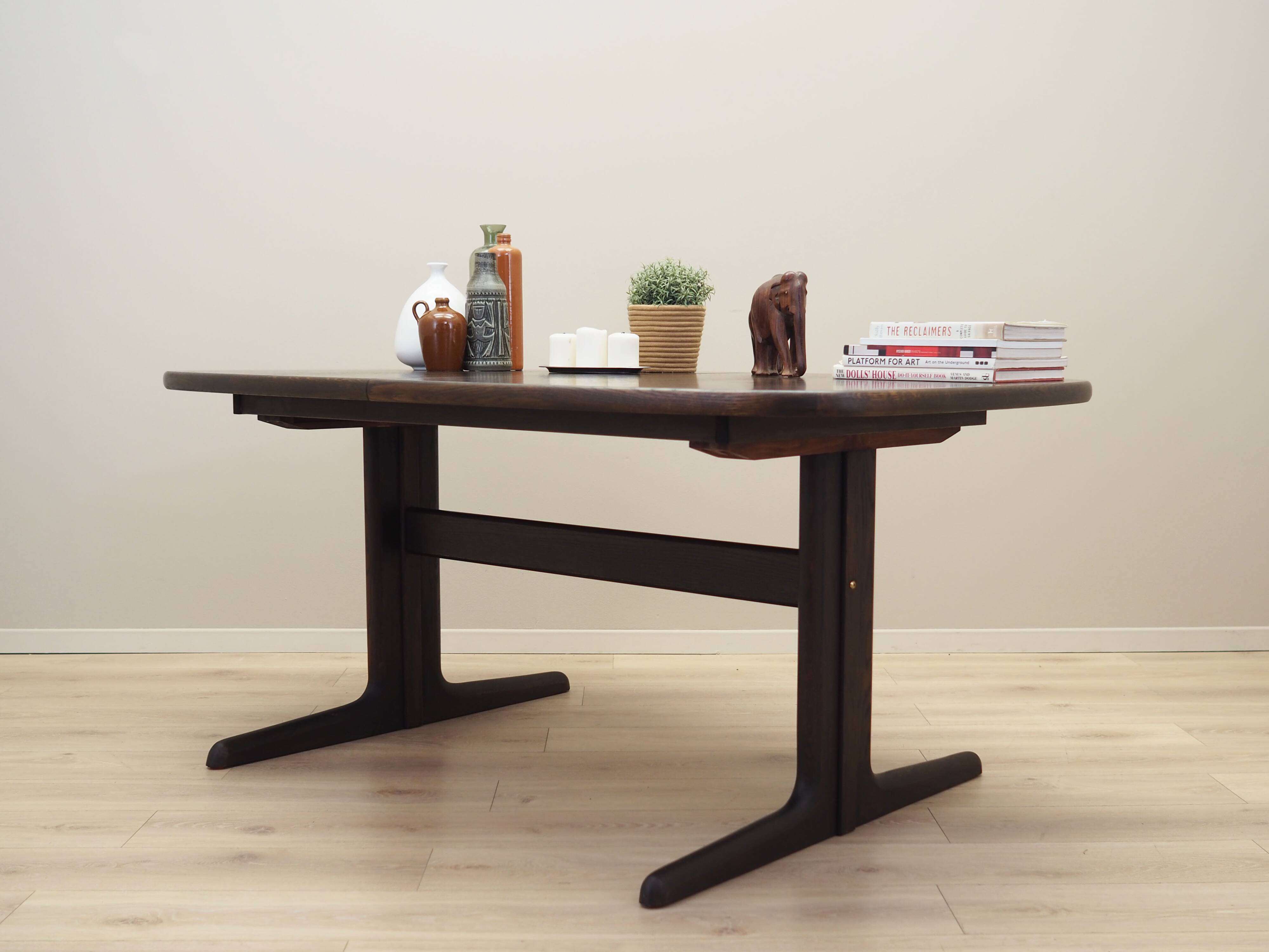 Oak table, Danish design, 1970s, manufacturer: Skovby
