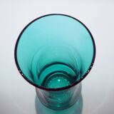 Vase en verre bleu vert Riihimäen Lasi Oy