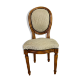 Chaise médaillon de style louis xvi
