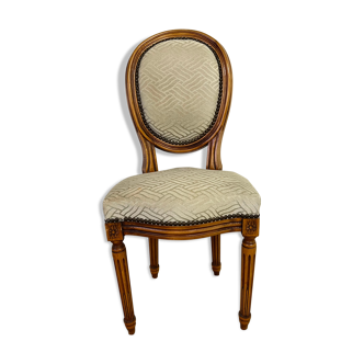 Louis XVI style medallion chair