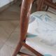 Vintage lot of 2 woven bamboo rattan armchairs - Curved wood - 1980s