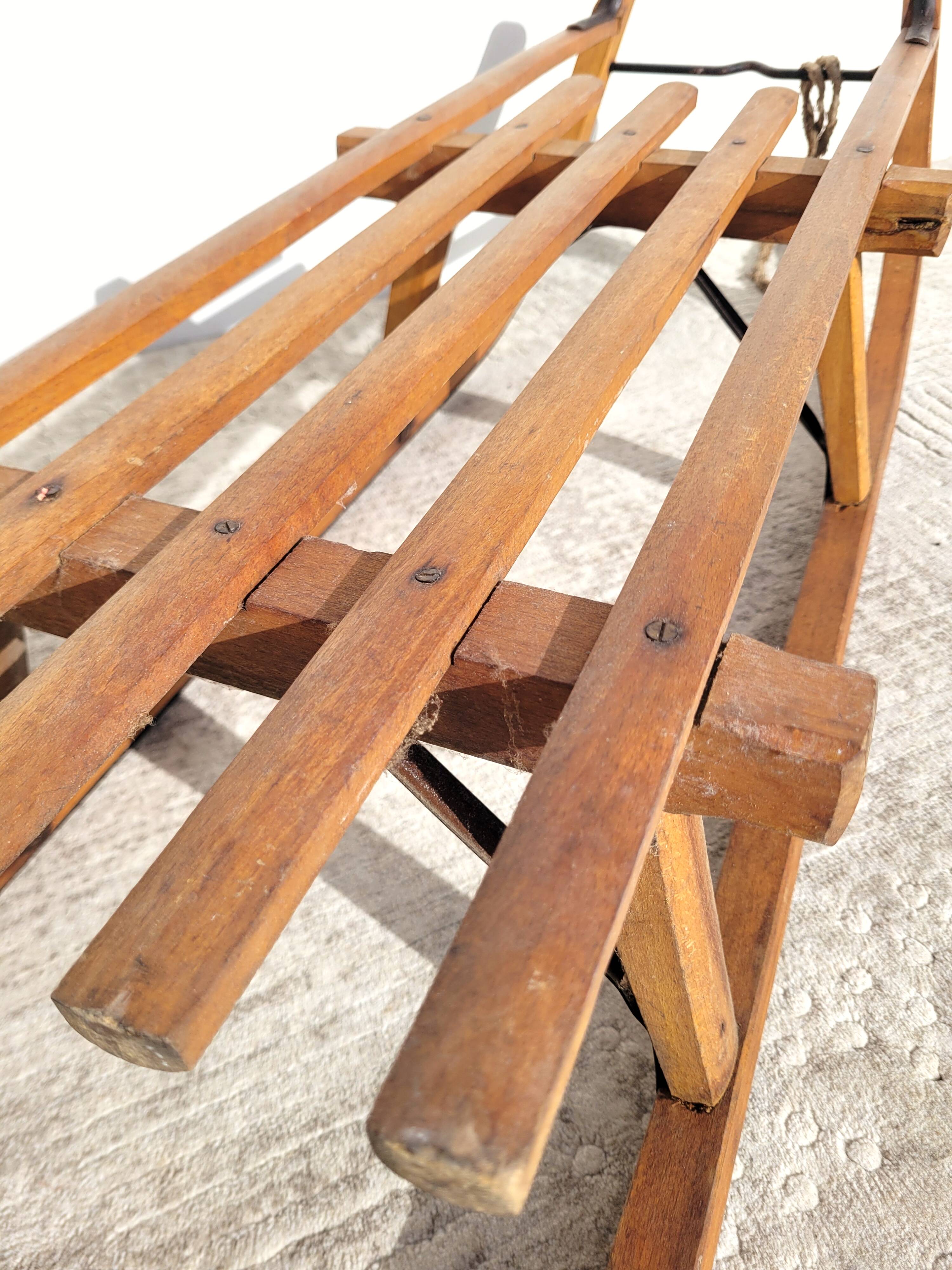 Old wooden sled