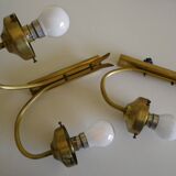 Set of 2 lights and one light wall lights