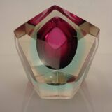 Italian Sommerso Murano Glass Ashtray by Flavio Poli, 1960s