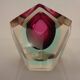 Italian Sommerso Murano Glass Ashtray by Flavio Poli, 1960s