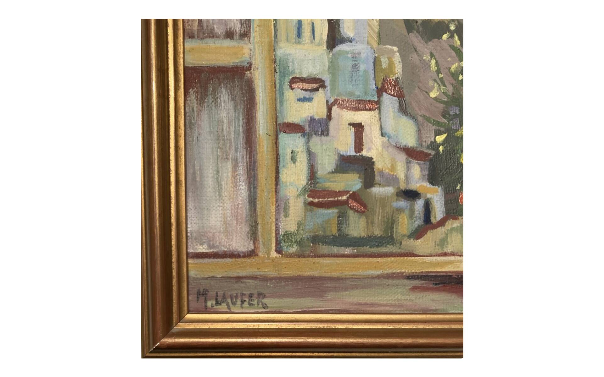 "The Bouquet on the Window" by Milia Laufer