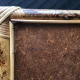 Tiger bamboo mirror 28x34cm