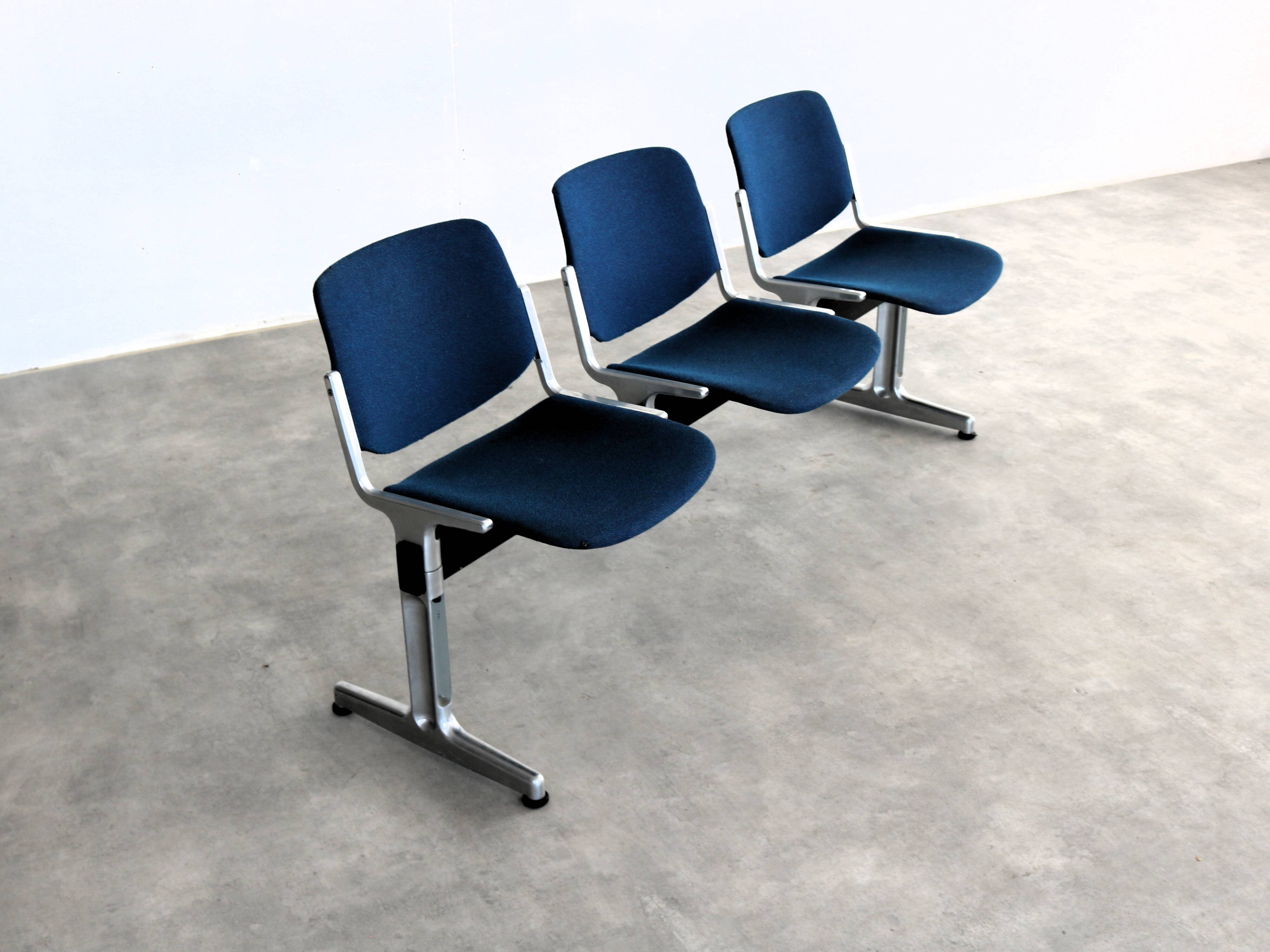 Vintage bench | waiting room bench | 1970s | Castelli