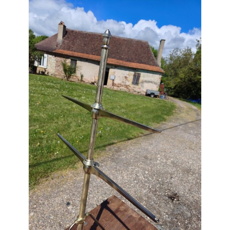 Pair of bronze shop shelves 1900 Siegel Paris