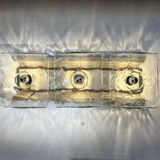 large ceiling lights or Murano glass wall sconces probably by Mazzega