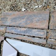 Pompadour fireplace in pink marble