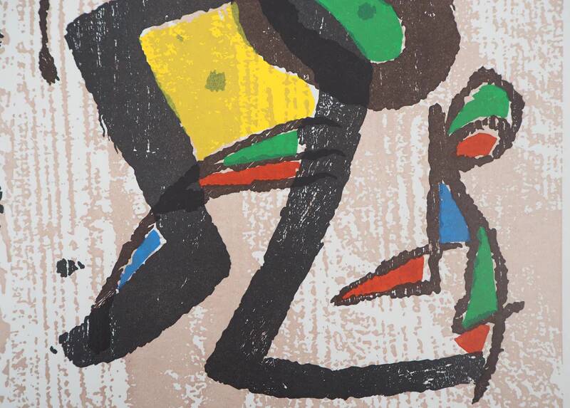 Joan miro: seduction, original engraving