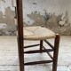 6 straw and oak chairs, mountain furniture