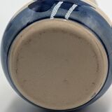 Blue ceramic vase
