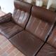 Brown leather 3-seater sofa, Sven Ellekaer for Skipper, 1982.