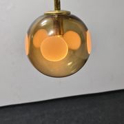 Suspension vintage soufflée à la bouche