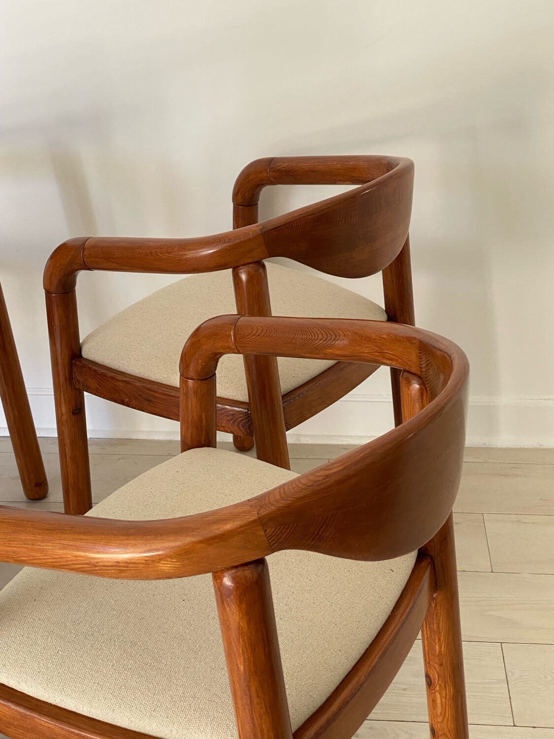 4 chairs Rainer Daumillier 1970