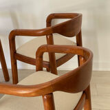 4 chairs Rainer Daumillier 1970