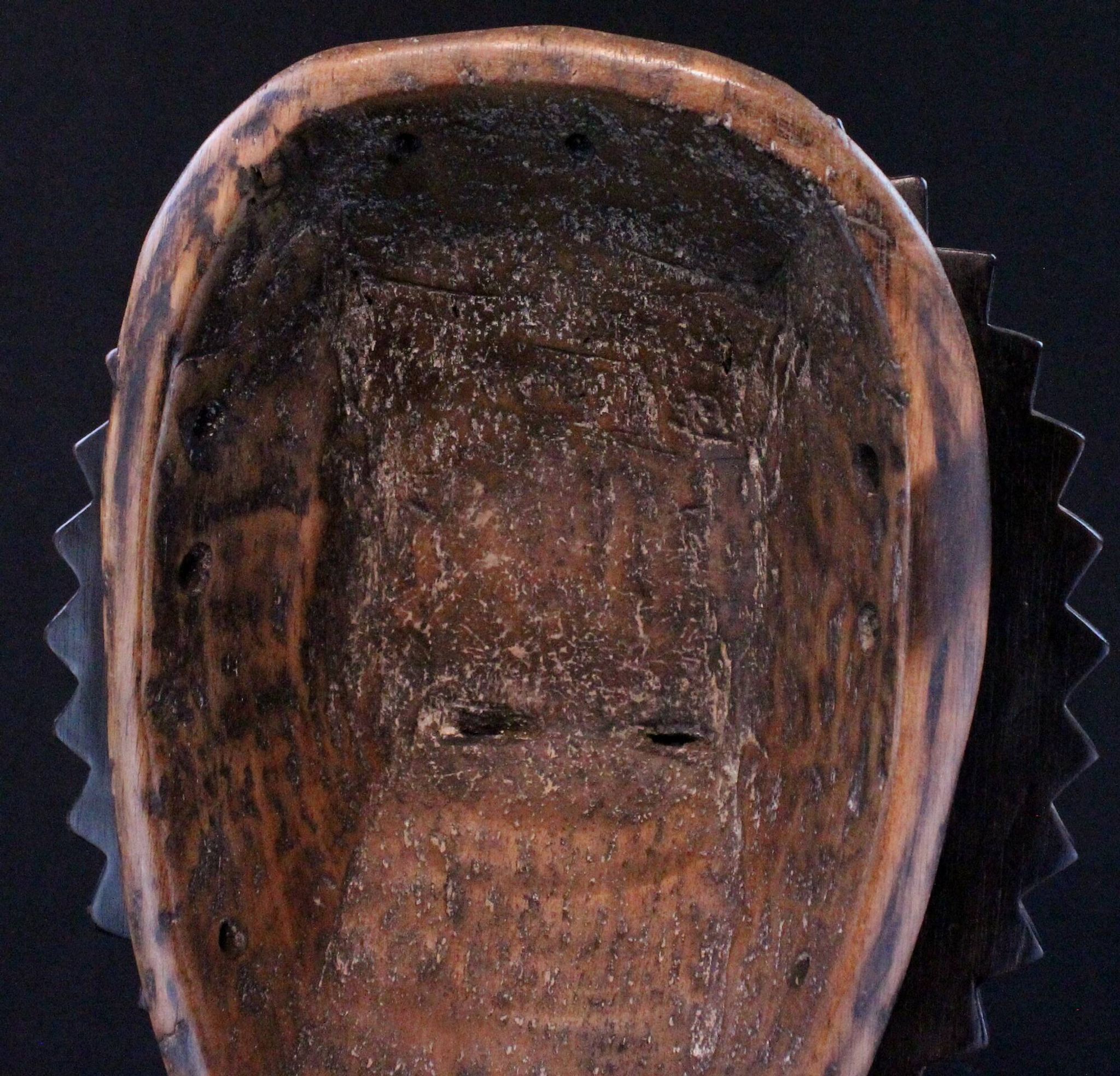 Art Africain Afrique - Masque Baoulé Soleil - 28 cm