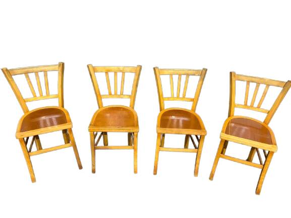 Set of 9 bistro chairs