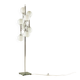 Lampadaire italien des années 1970.