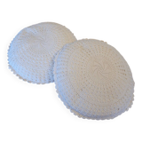 Set of 2 crochet cushions